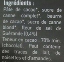 Chocolat noir fleur de sel