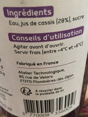 Nectar de cassis