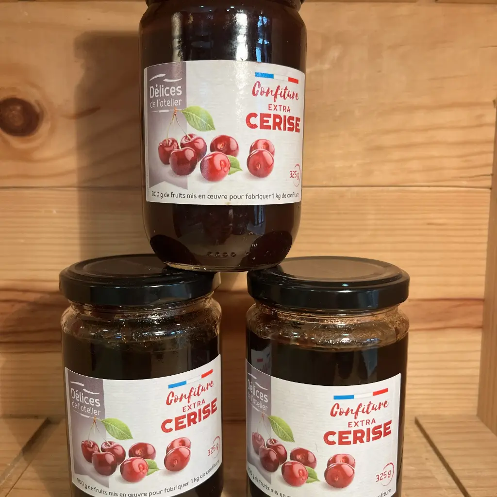 Confiture "extra" de cerise 325gr