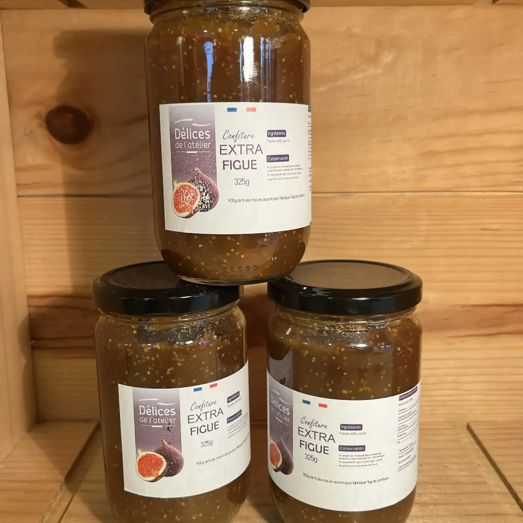 Confiture "extra" de figue 325gr