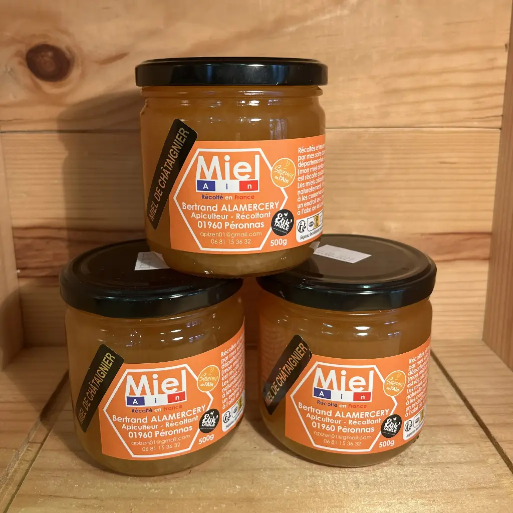 Miel de châtaignier 500gr