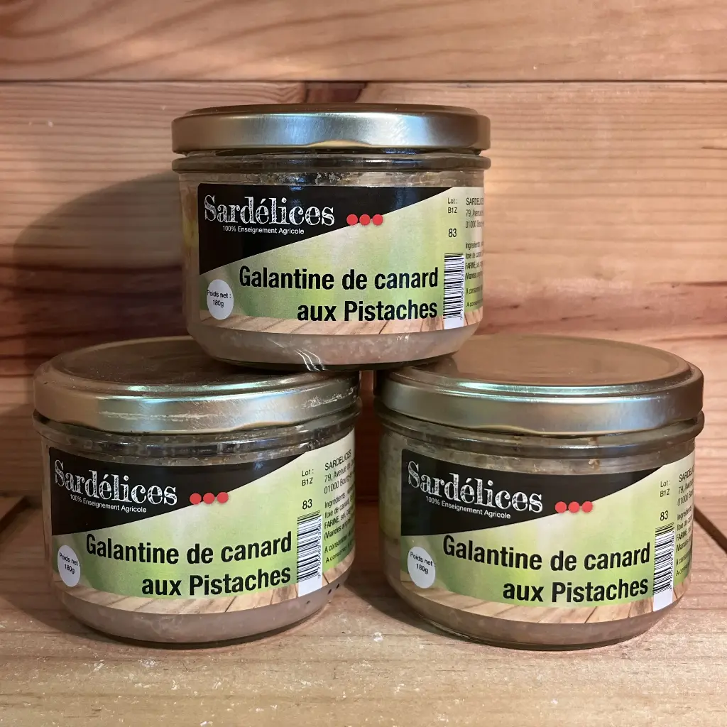 Galantine de canard aux pistaches 180gr