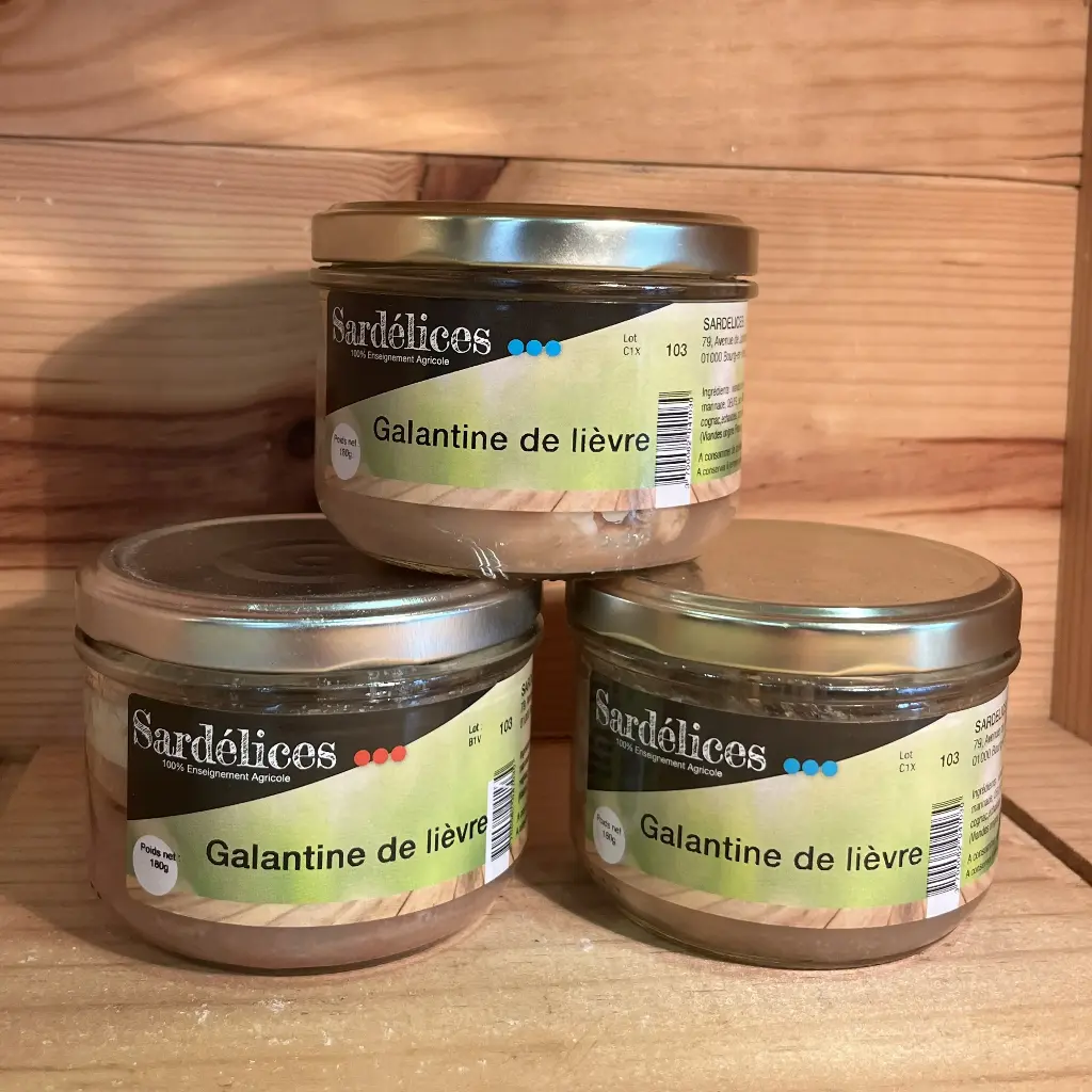 Galantine de lièvre 180gr