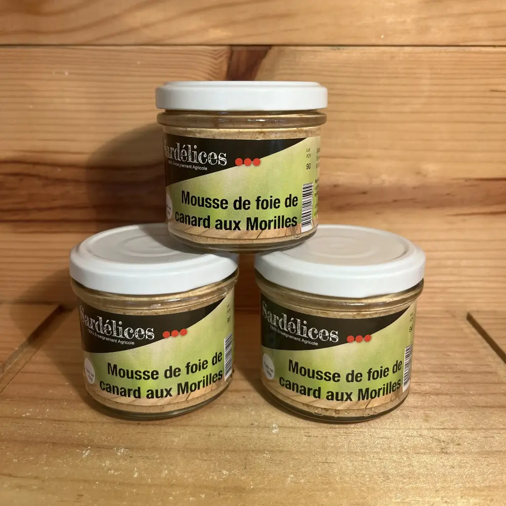 Mousse de canard aux morilles 100gr
