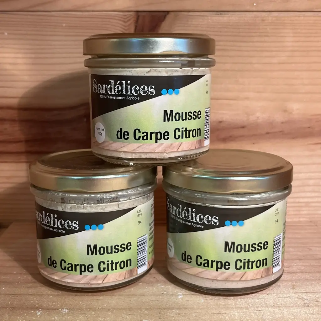 Mousse de carpe au citron 100gr