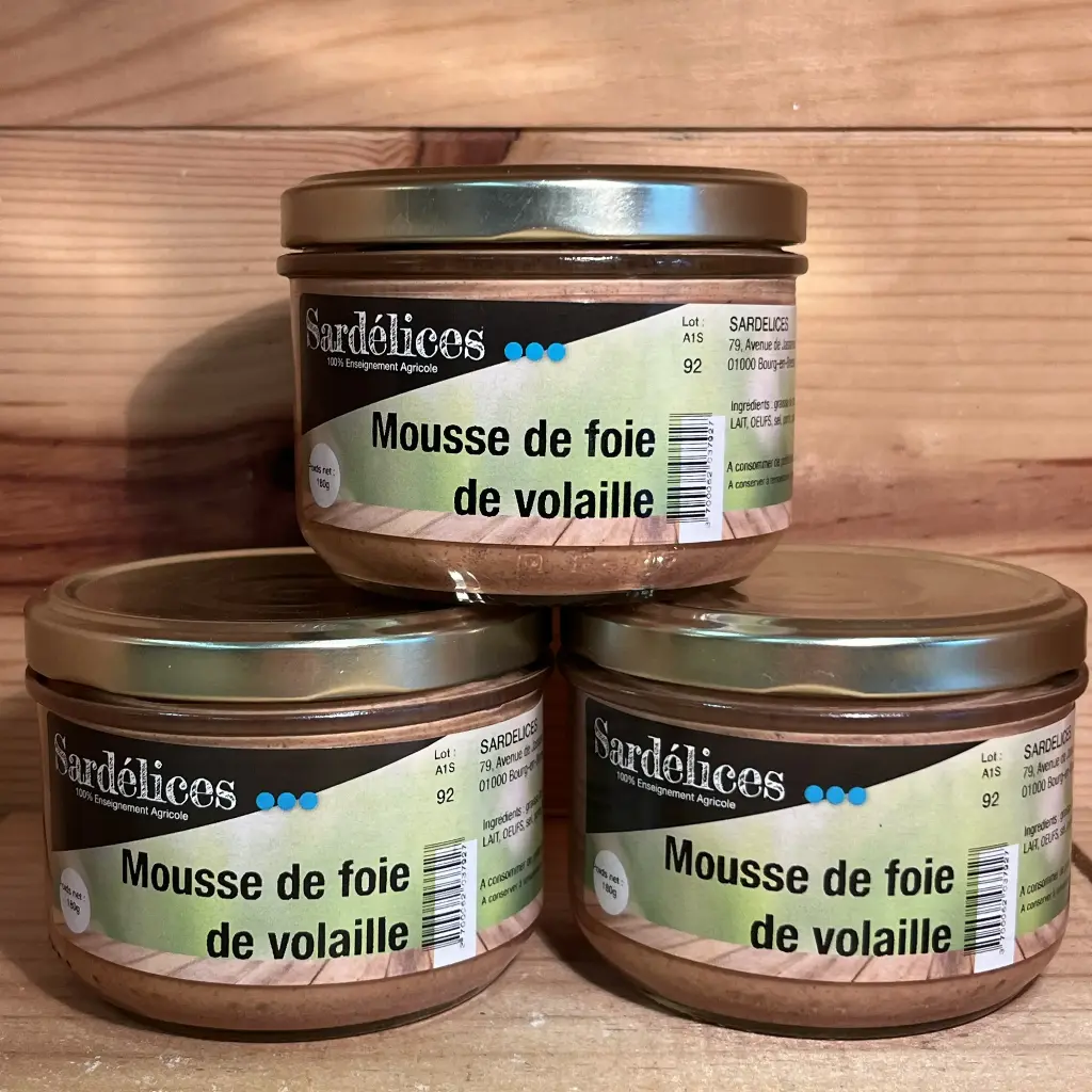 Mousse de foie de volaille 180gr