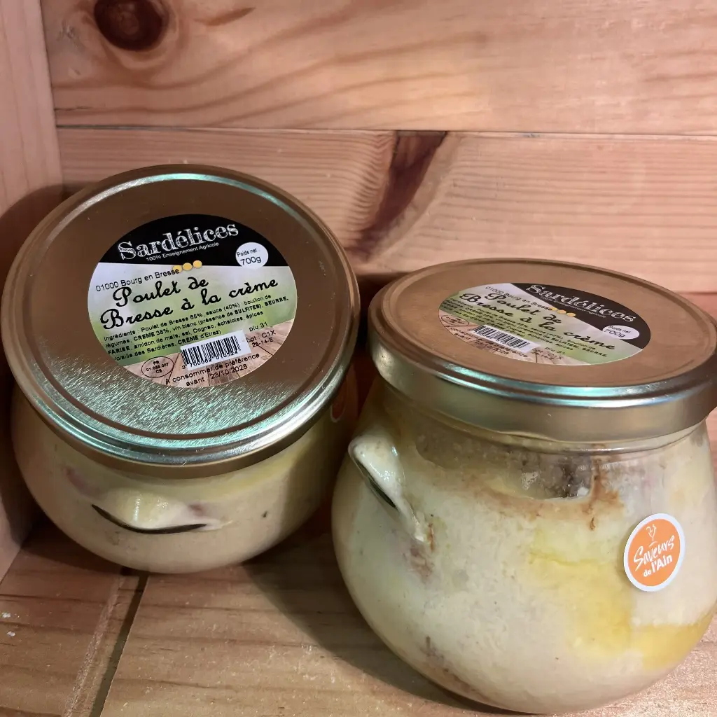 Poulet de Bresse à la crème 700gr
