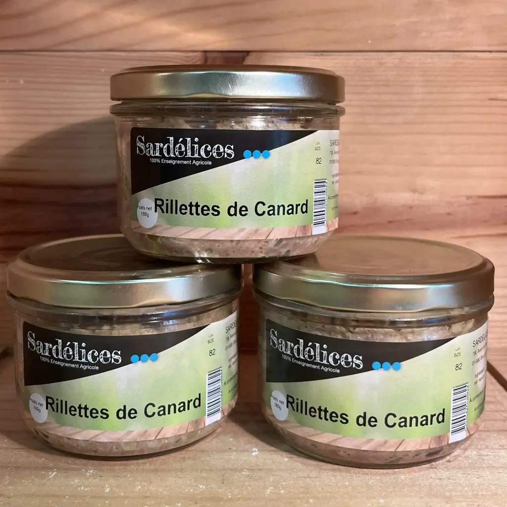 Rillettes de canard 180gr