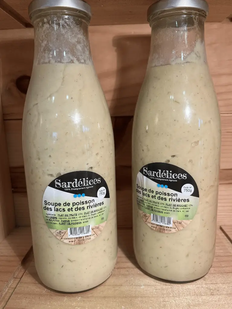 Soupe de poisson des rivières 750gr