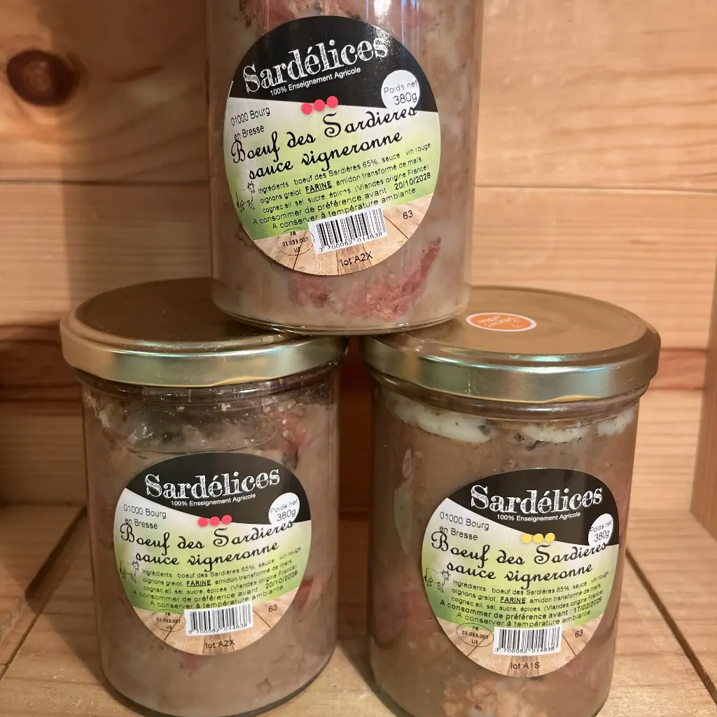 Boeuf sauce vigneronne 380gr