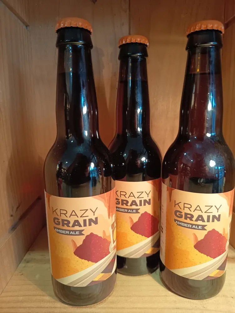 Bière ambrée Krazy Grain KOOKA 33cl