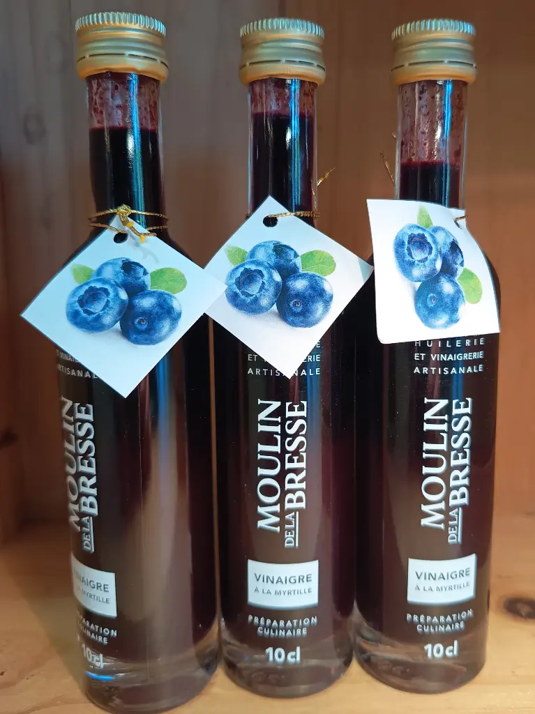 Vinaigre à la myrtille Moulin de la Bresse 10cl