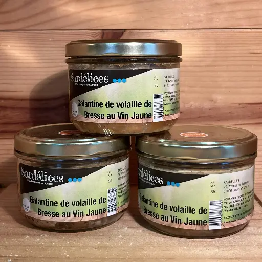 [35] Galantine de volaille de Bresse au vin jaune 180gr