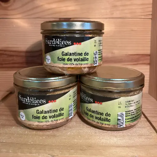 [95] Galantine de volaille au foie gras 180gr