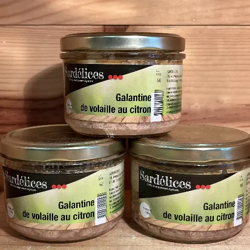 [56] Galantine de volaille au citron 180gr