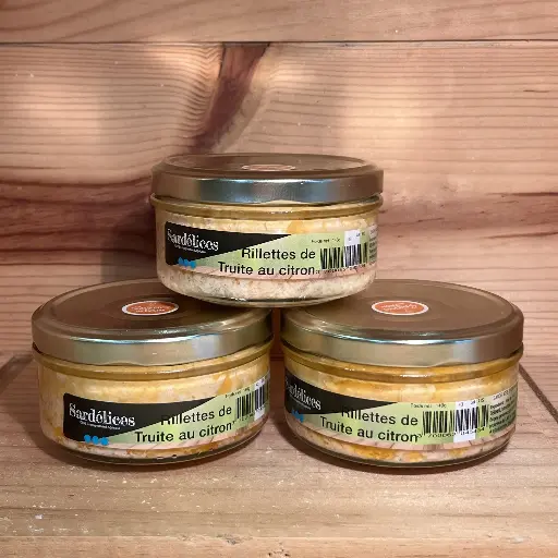 [43] Rillettes de truite au citron 140gr